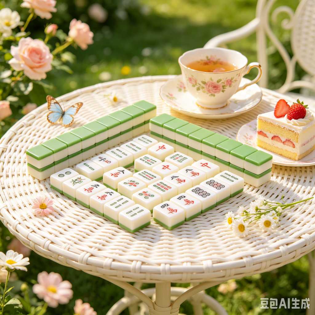modern color mahjong tiles
