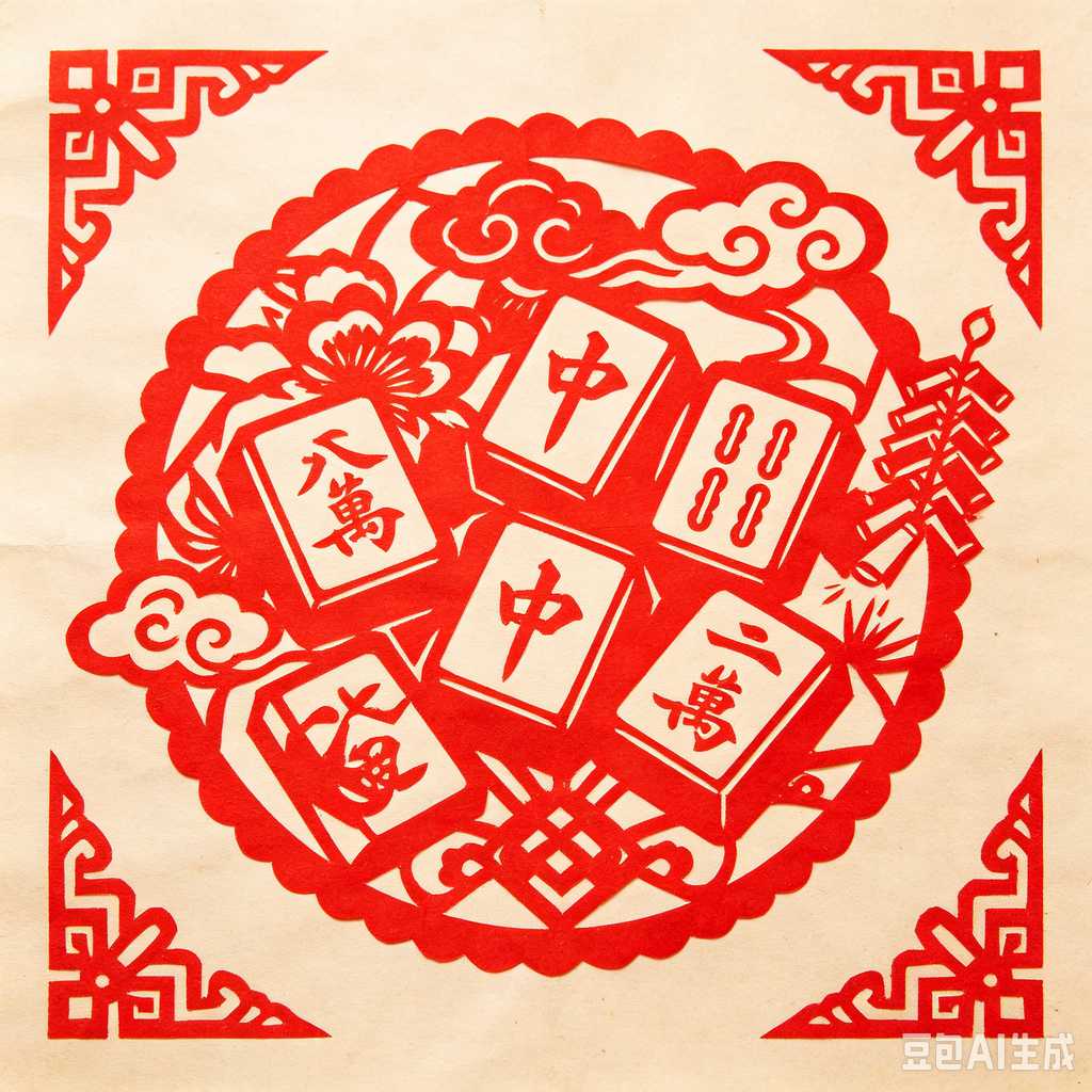 chinese style mahjong set