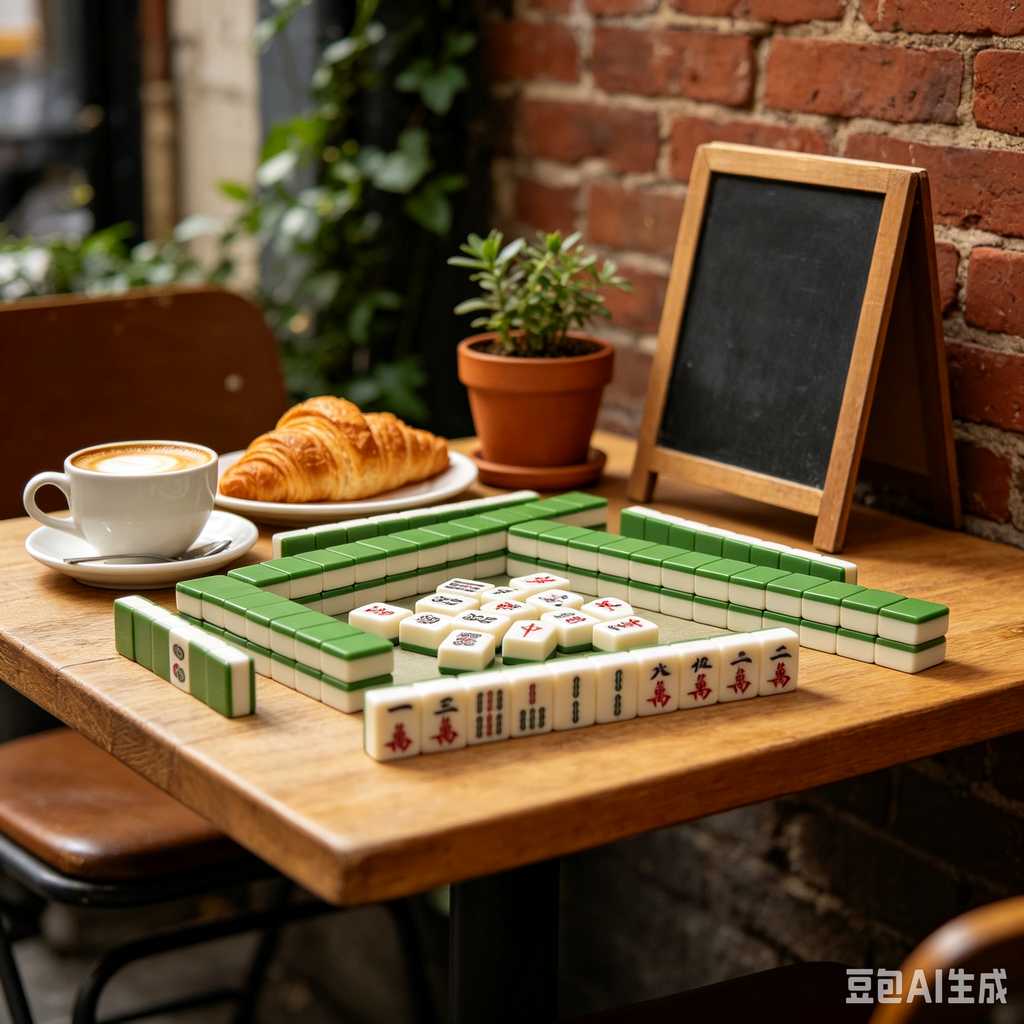 real wood mahjong set